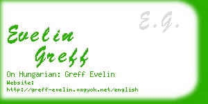 evelin greff business card